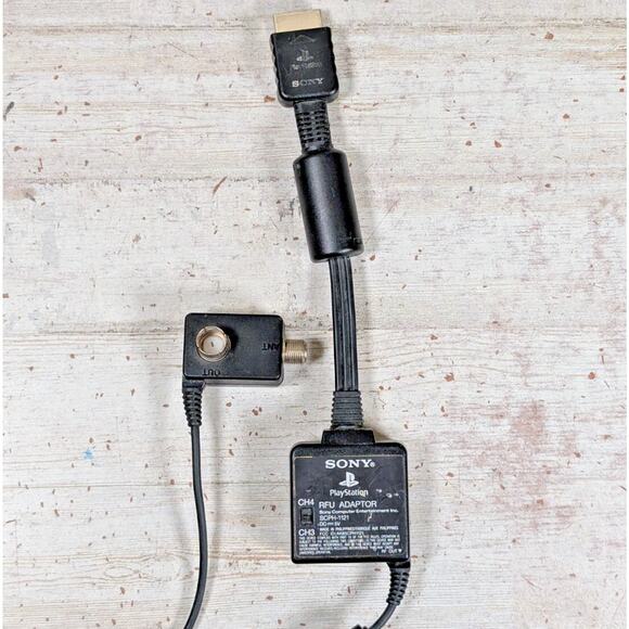OEM Sony SCPH-1121 RF Adapter COAX for PlayStation 1 2 PS1 PS2 - Picture 1 of 5